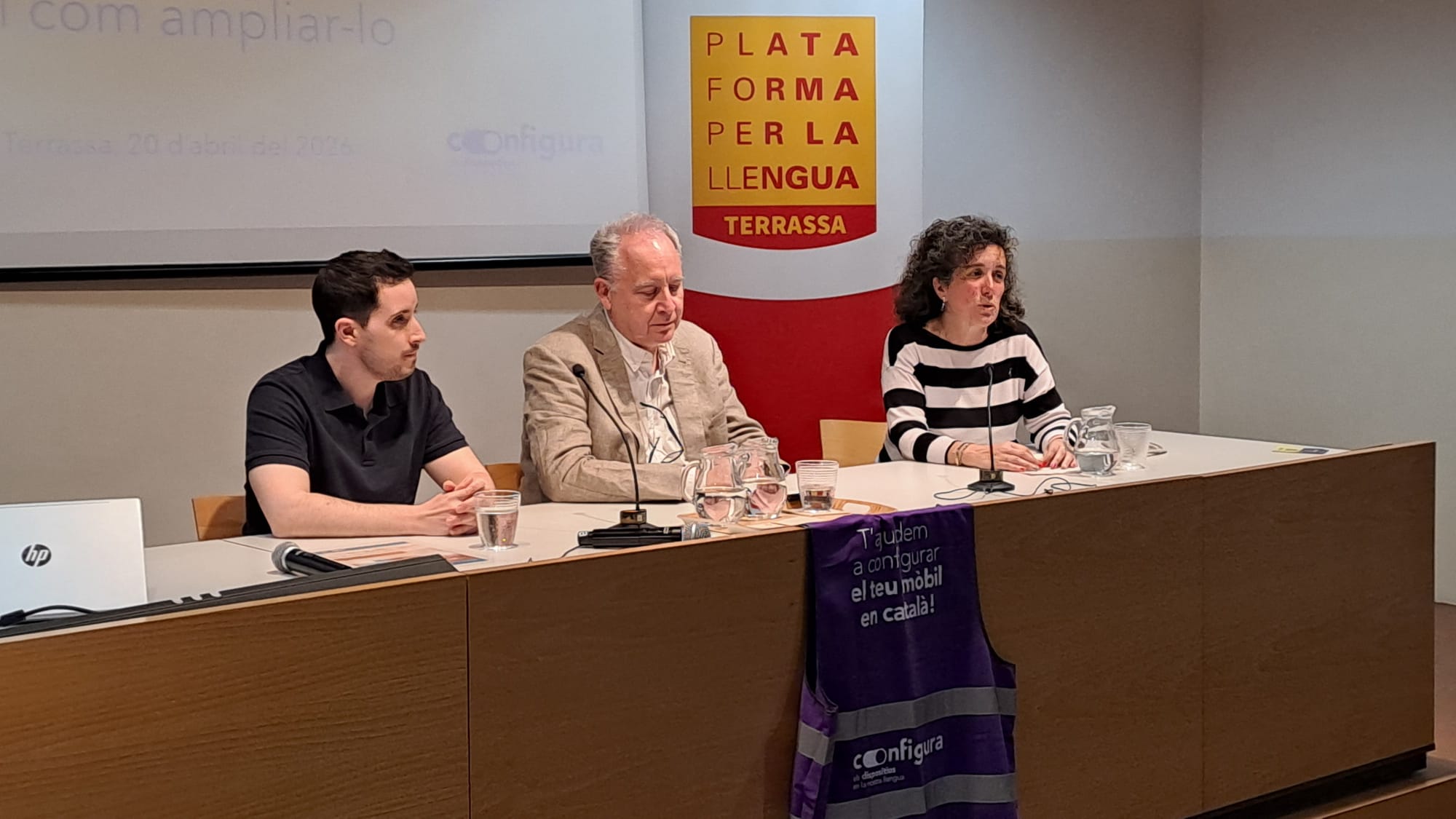 Presentació de la campanya 'Configura' a la Biblioteca Central de Terrassa | Oriol Manrique