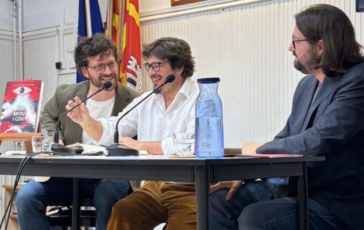 De dreta a esquerra: Carles Batalla, Carlos Robles i Roger Batalla | Cedida