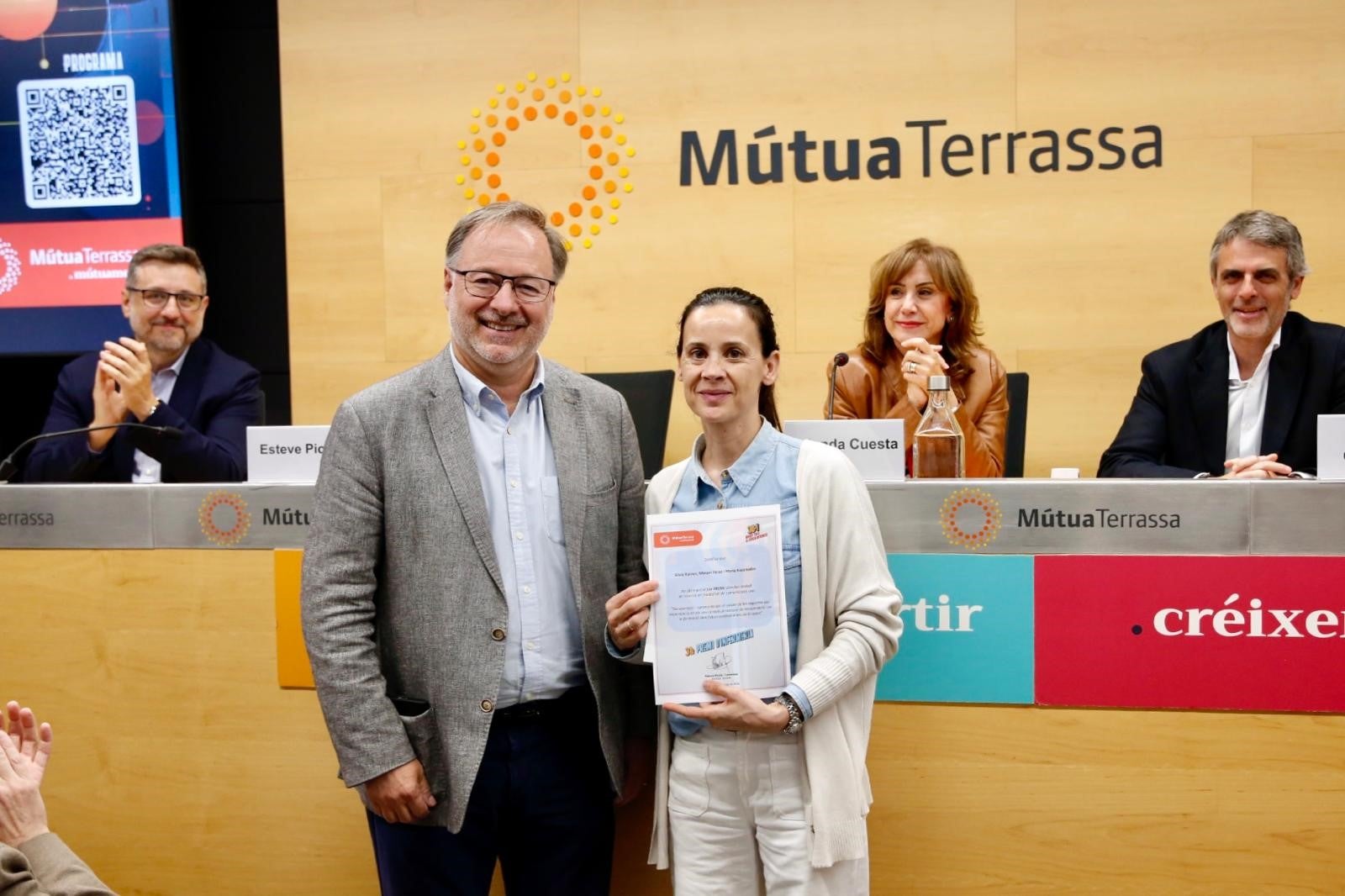 Guanyadora del primer Premi del 31è Premi d'infermeria MútuaTerrassa | HUMT