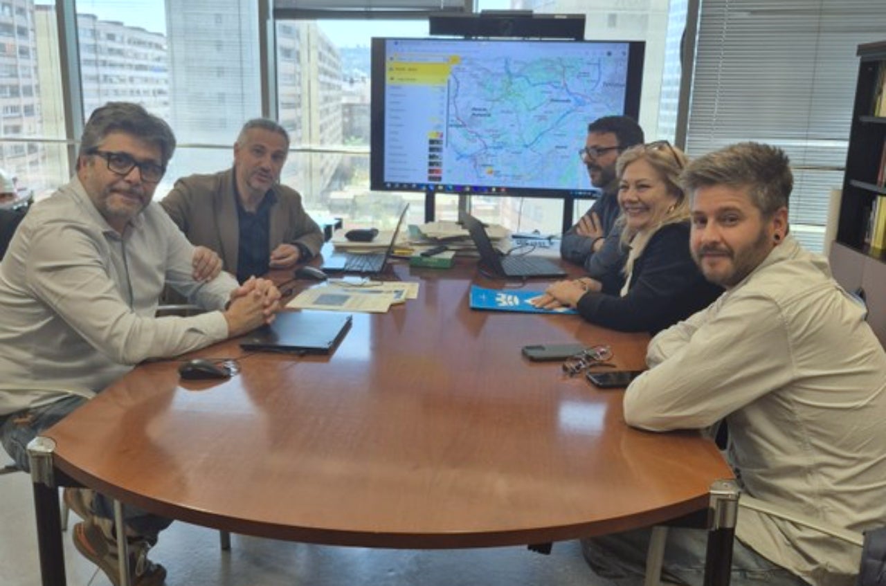 Reunió amb el director general d'infraestructures, David Prat, i l'alcaldessa Cesca Berenguer | Aj. Viladecavalls