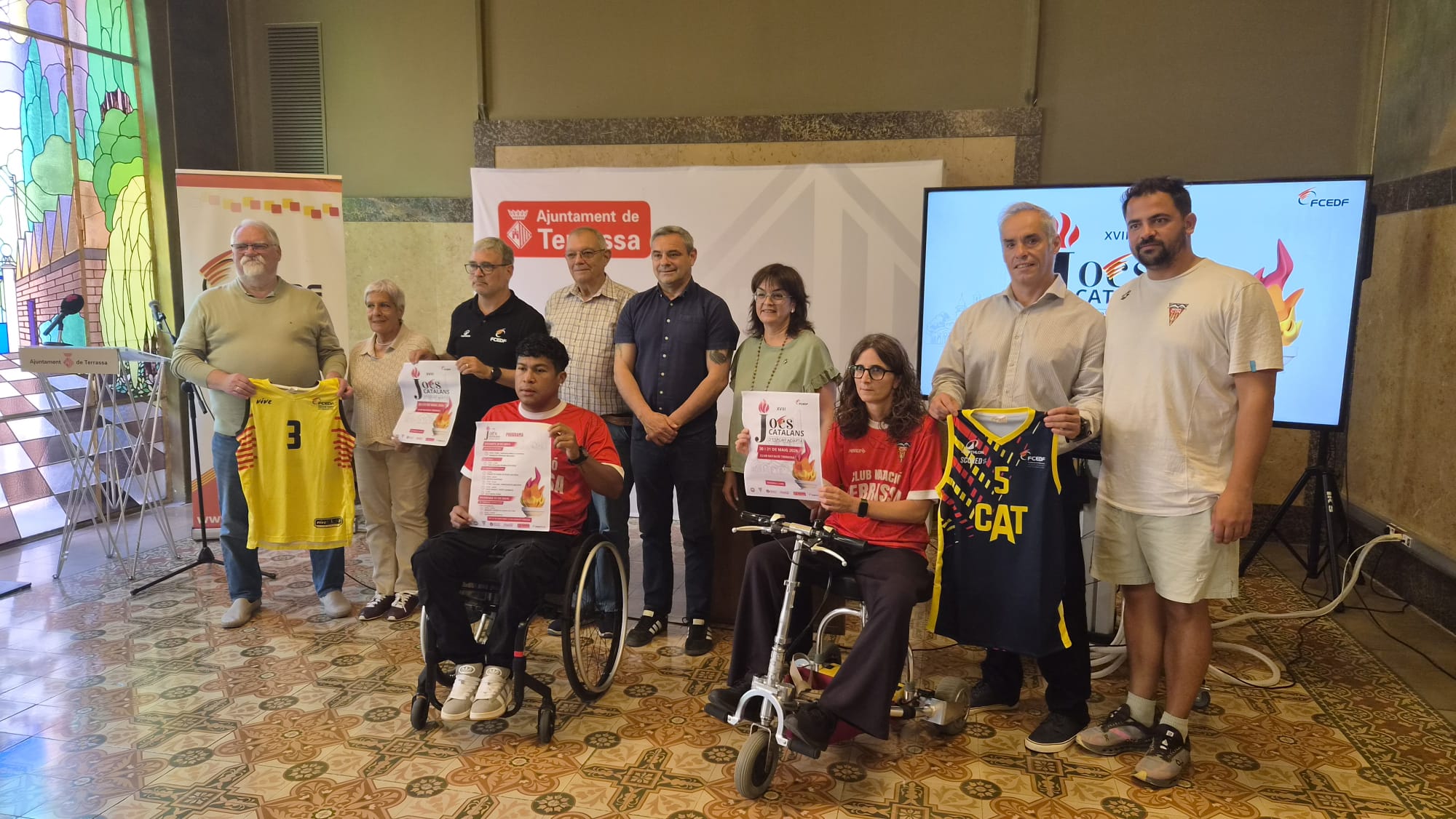 Presentació de la XVIII edició dels Jocs Catalans de l'esport adaptat, que se celebraran a Terrassa | Oriol Manrique
