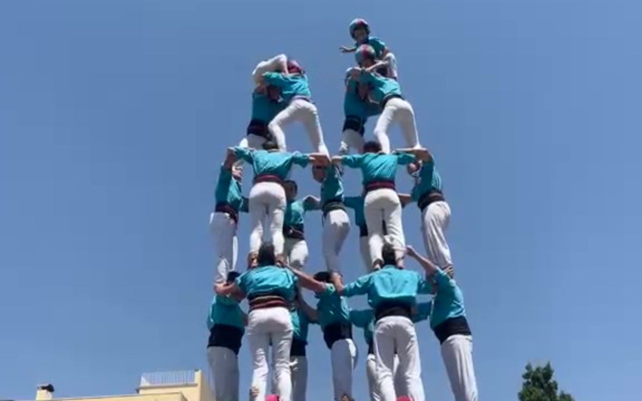 7d7 a la festa major de Ca n'Aurell | Castellers de Terrassa