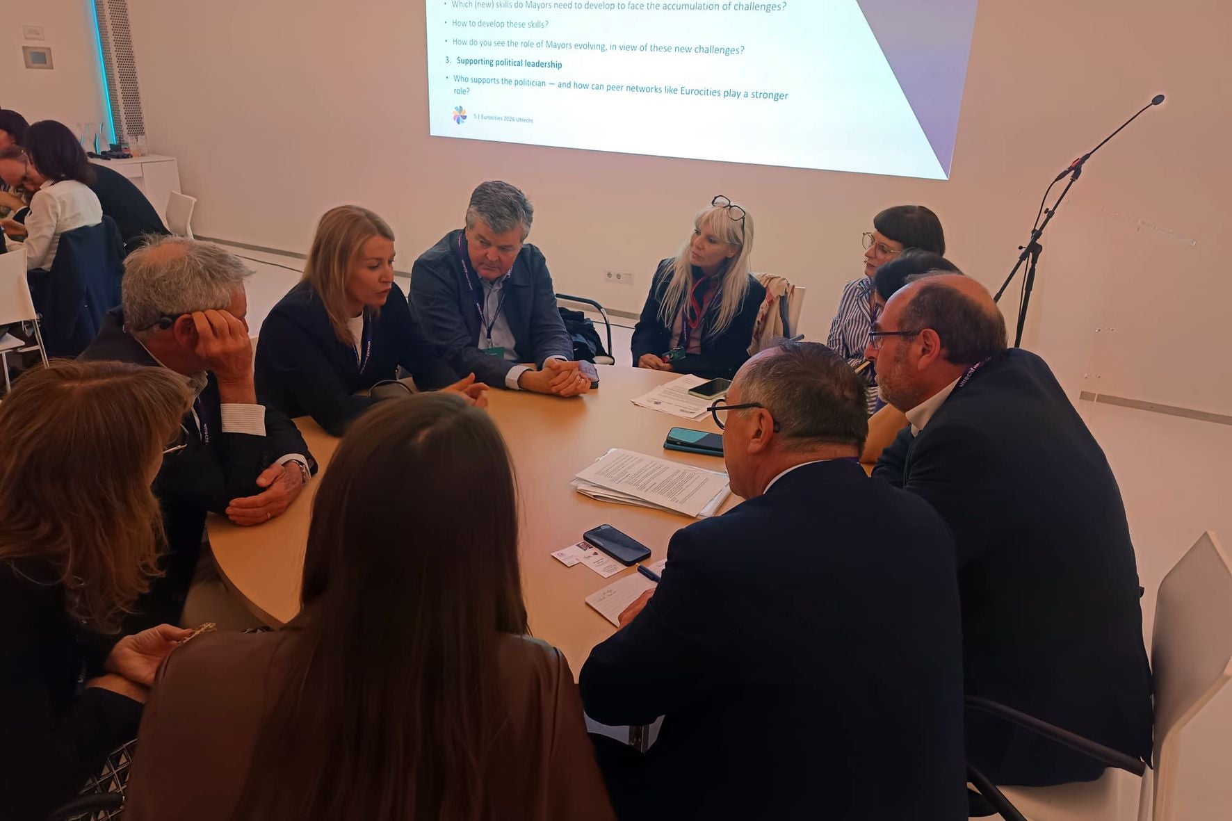 La regidora de Relacions Internacionals de Terrassa, Rosa Boladeras, en la Conferència Anual i Assemblea General d'Eurocities 2026 a Utrecht | Aj. Terrassa
