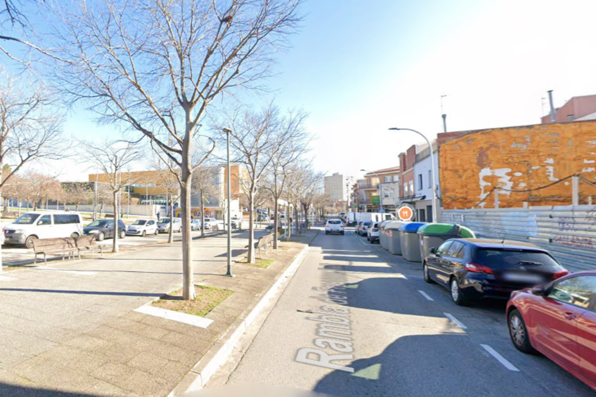 La rambla de Francesc Macià entre el carrer de Provença i l'avinguda del Vallès | G.M.
