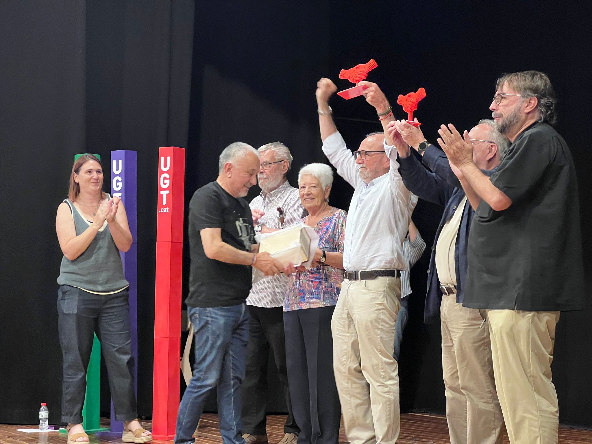 Homenatge a les persones que van ser fa 50 anys a l'Assemblea de Terrassa | UGT