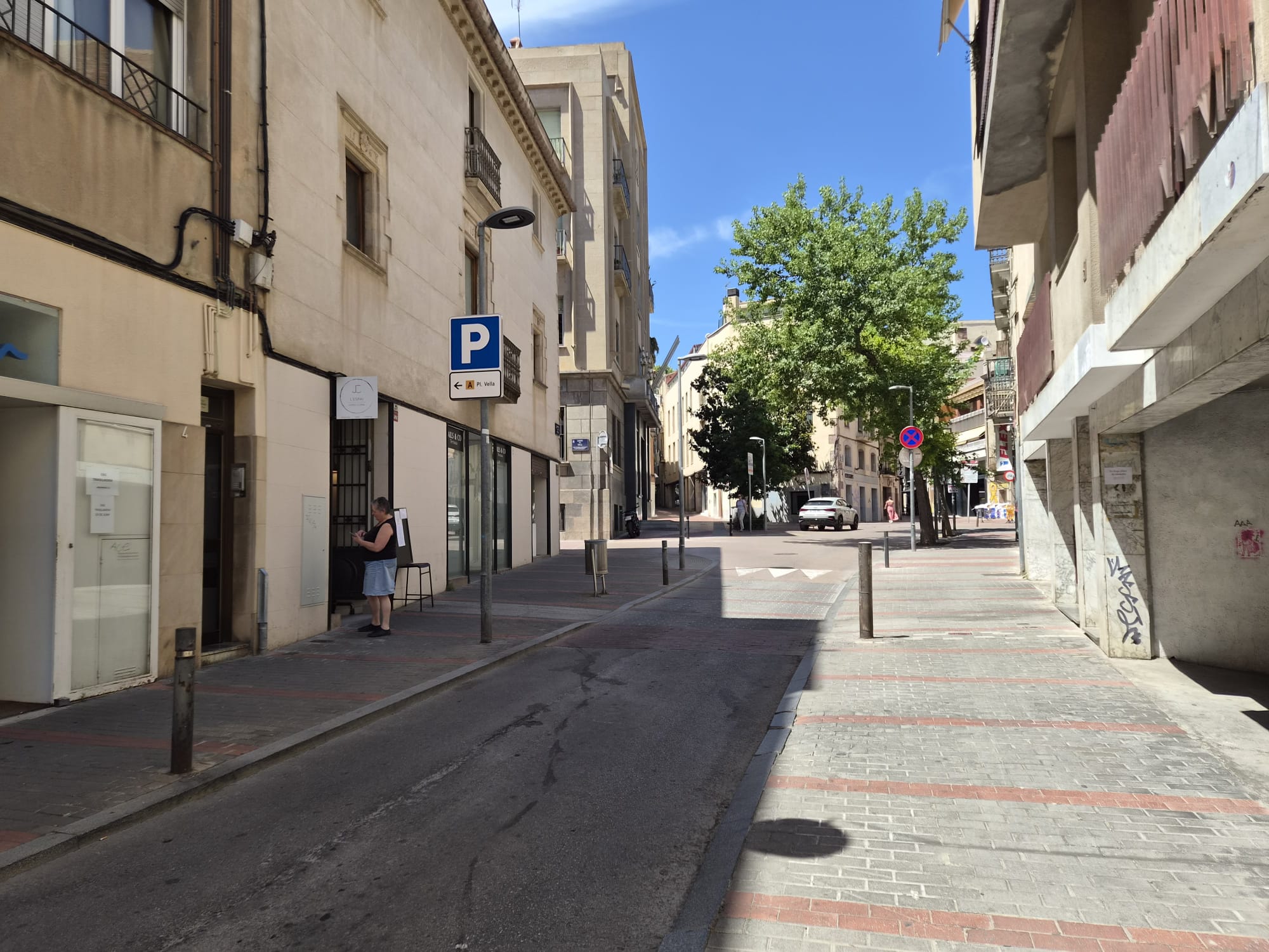 Carrer de la Rutlla, on va tenir lloc un dels furts | Lluïsa Tarrida