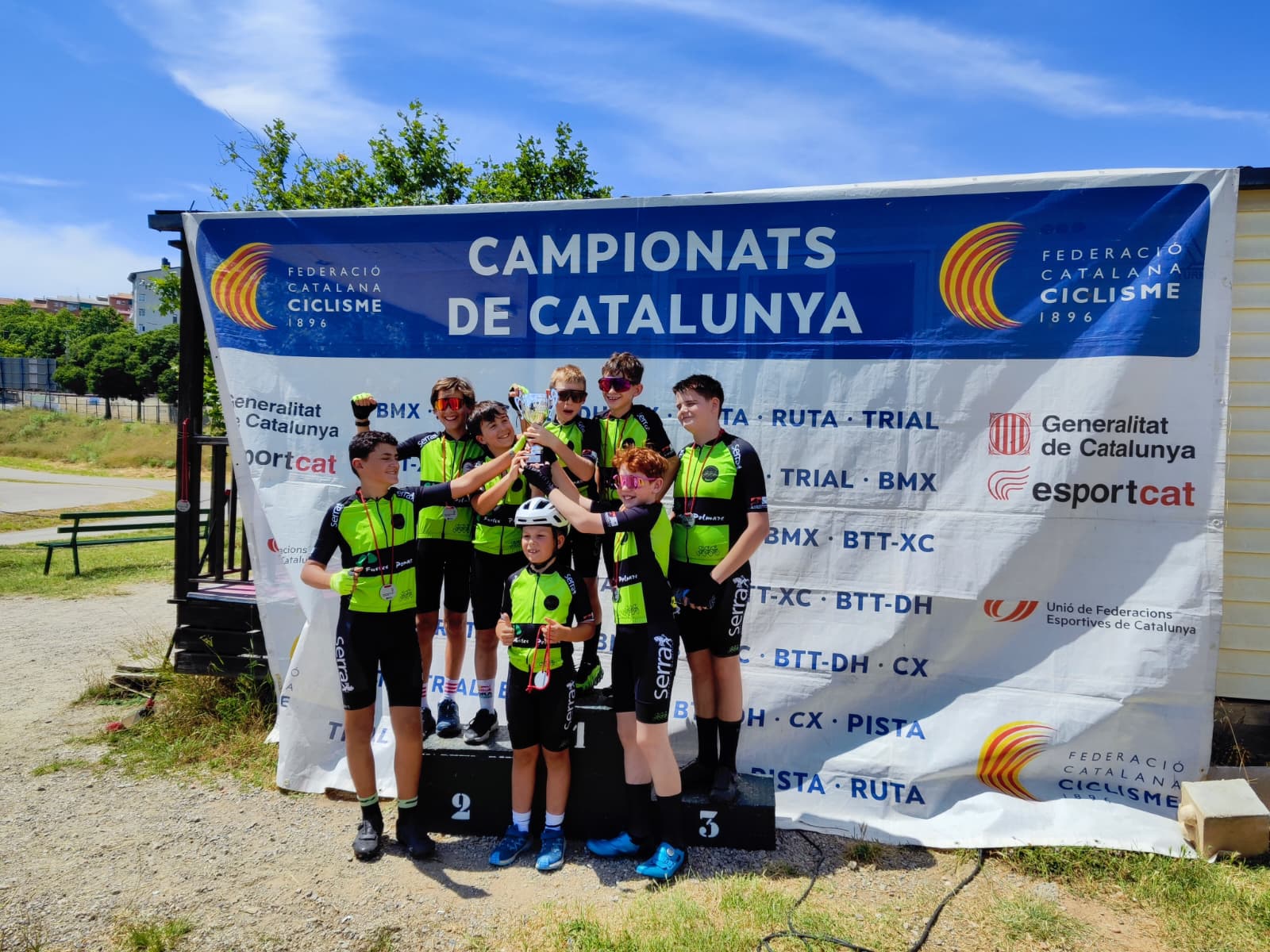 L'Escola de Ciclisme Vallès va aconseguir la segona posició en la classificació general del Campionat de Catalunya | ECV