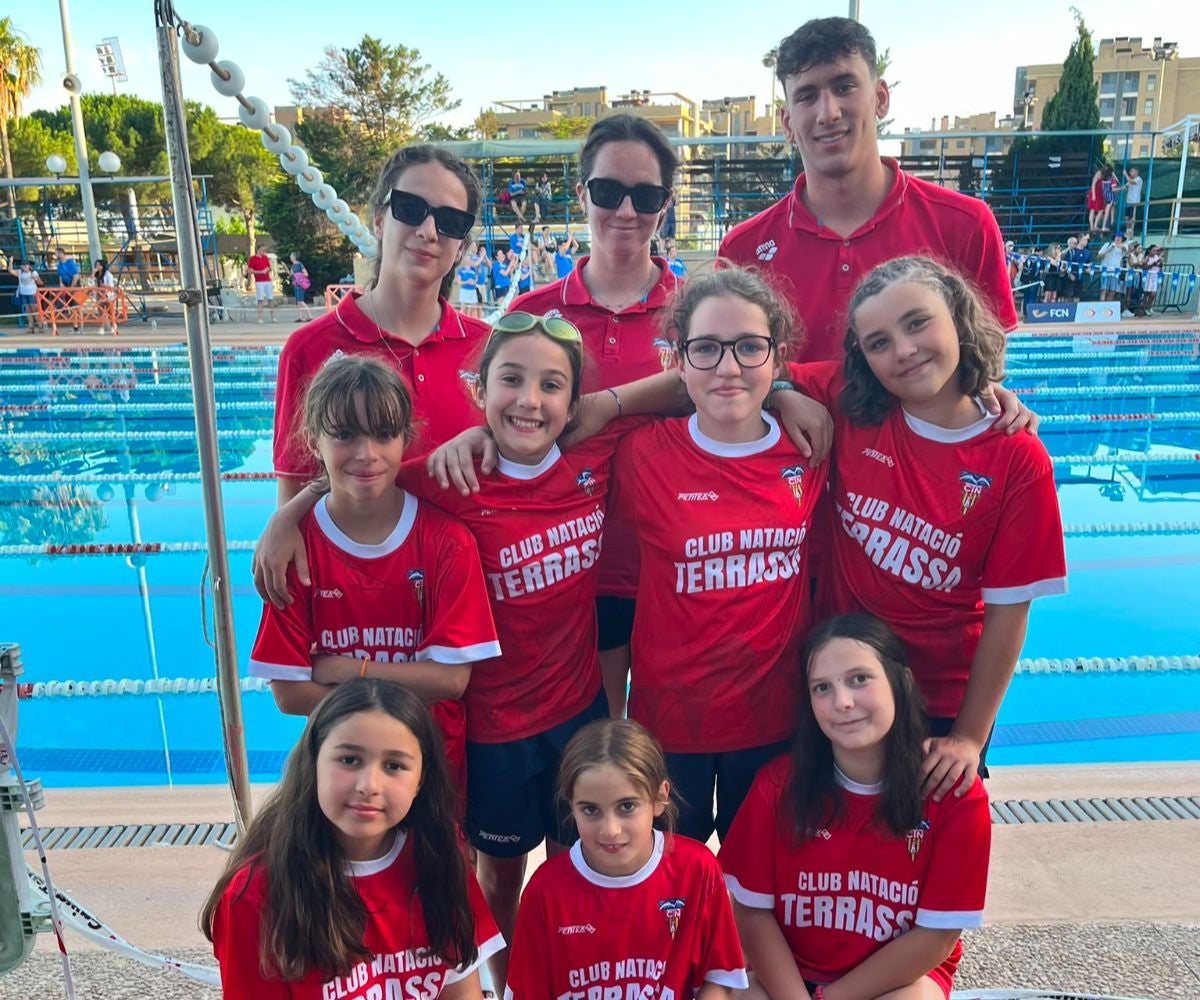 La natació base del Club Natació Terrassa suma 14 medalles a la Final Territorial de Reus | CN Terrassa