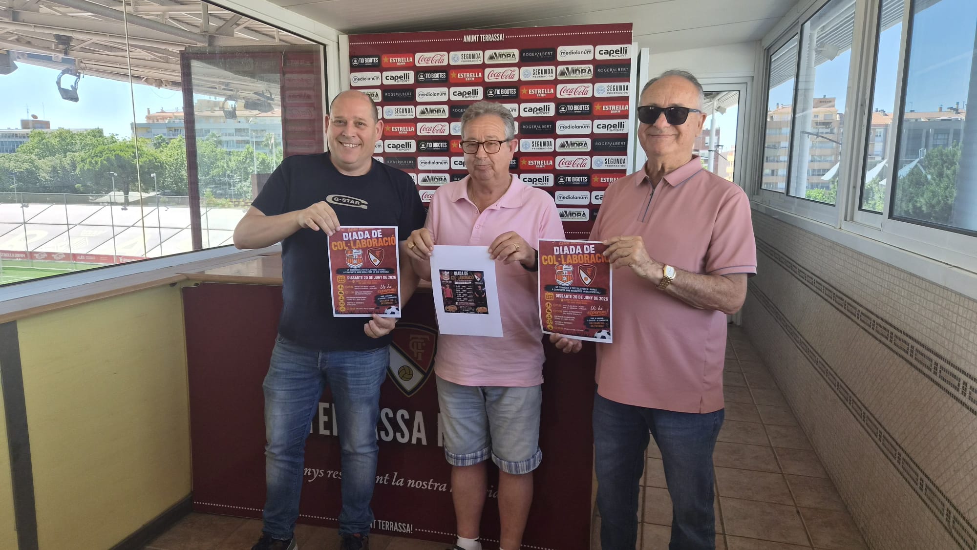 Presentació de l'acord de col·laboració entre el Terrassa FC i el Sant Pere Nord CF | Oriol Manrique