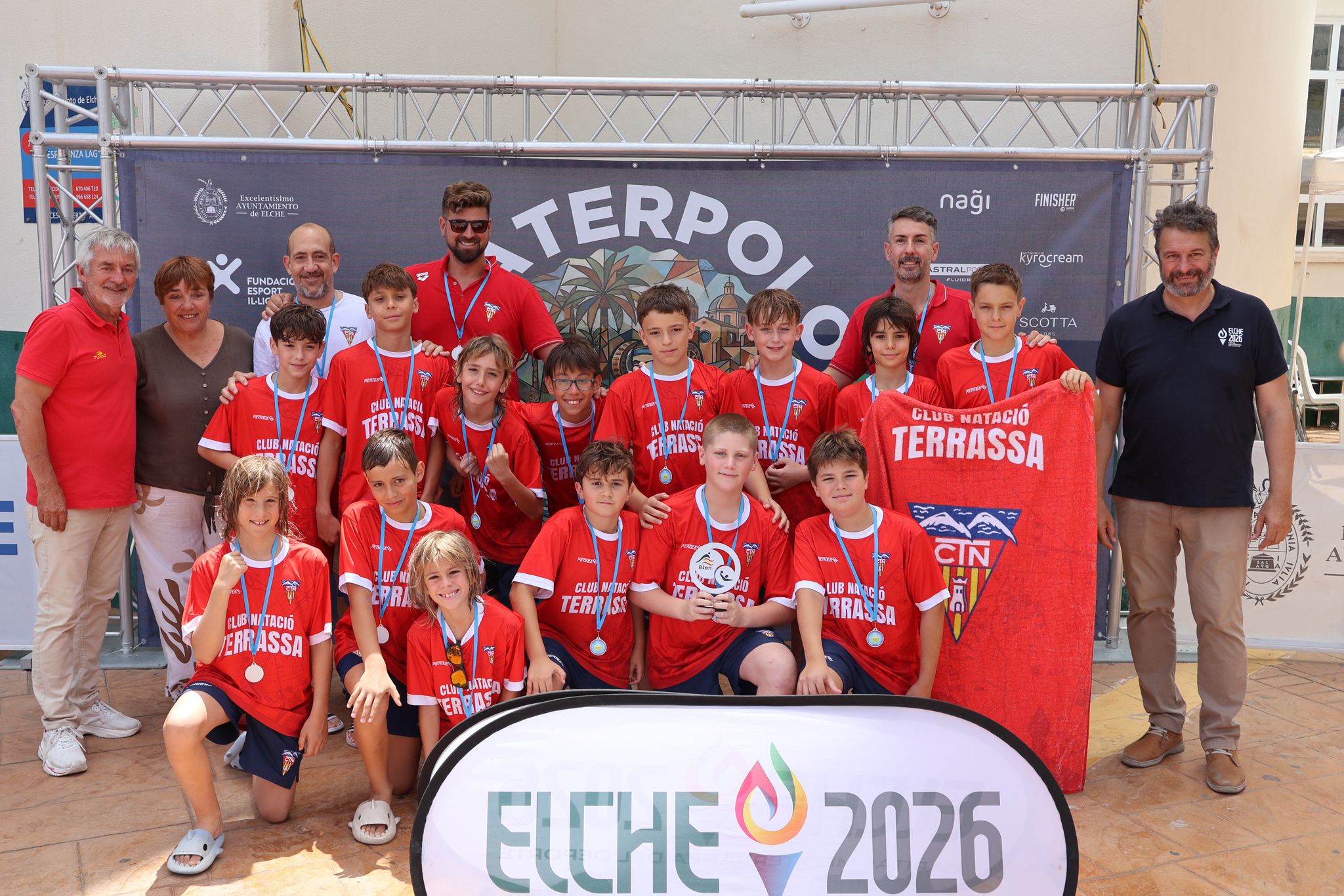 Medalla de plata pel CN Terrassa en el Campionat d'Espanya aleví masculí | CN Terrassa