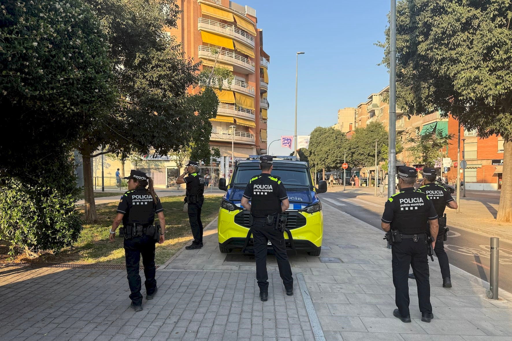 Dispositiu de la Policia Municipal de Terrassa a Sant Pere Nord | Ajuntament de Terrassa