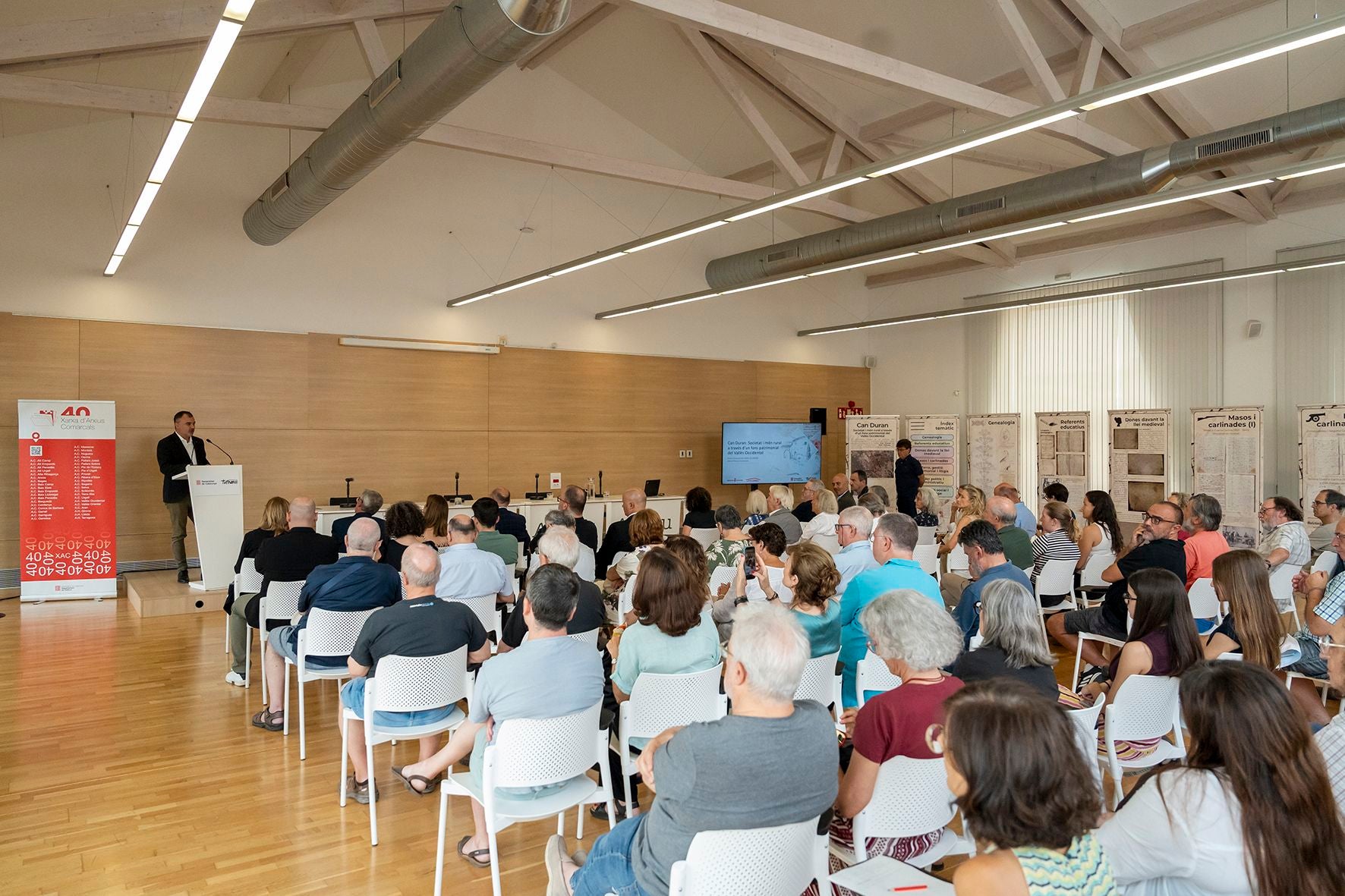 Acte de presentació del fons documental de Can Duran a l'Arxiu Comarcal del Vallès Occidental i Arxiu Històric de Terrassa | Ajuntament de Terrassa
