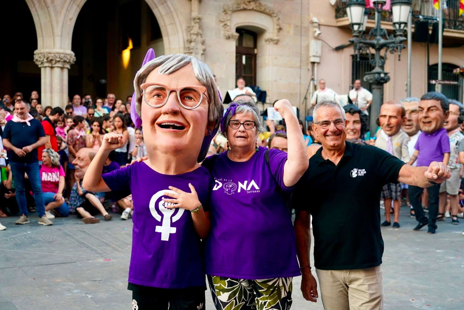 Mercè Gómez ha estat escollida Capgròs de l'Any de Terrassa | Mireia Comas