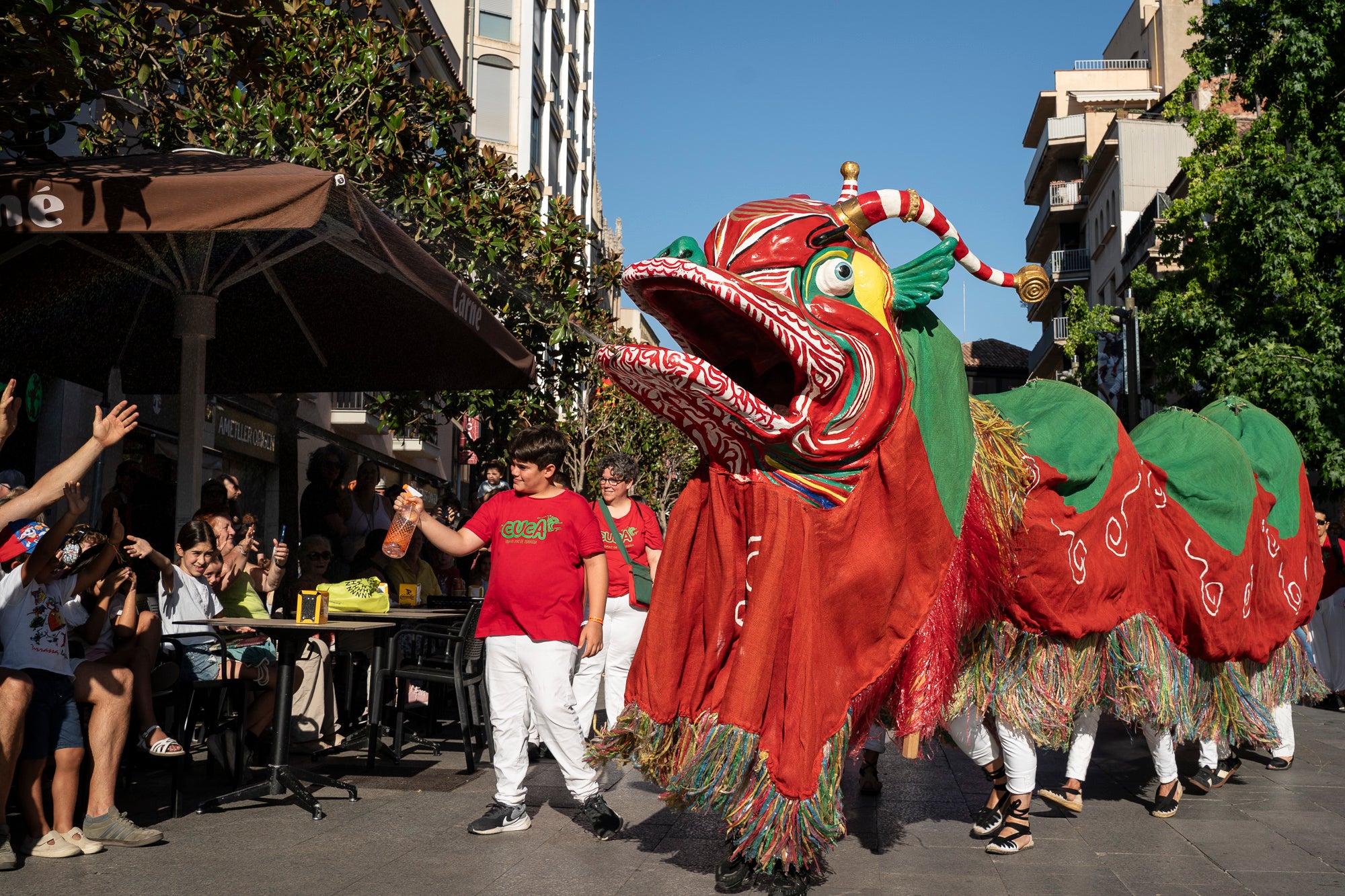 Els carrers de Terrassa han tornat a acollir la Cercavila de Festa Major, la mostra de cultura popular i tradicional catalana de la ciutat. Enguany, l'acte ha comptat amb la presència de totes les colles protocol·làries; el Drac de Terrassa, els Geganters de Terrassa, Nans i Capgrossos de Terrassa, l'Esbart Egarenc, els Bastoners de Terrassa, els Minyons de Terrassa, els Castellers de Terrassa, els Diables de Terrassa i l'Àliga de Terrassa. A més, també actuat les colles sardanistes de la ciutat, les colles geganteres, les colles de diables i les colles d'imatgeria de foc, entre d'altres entitats culturals | Mireia Comas