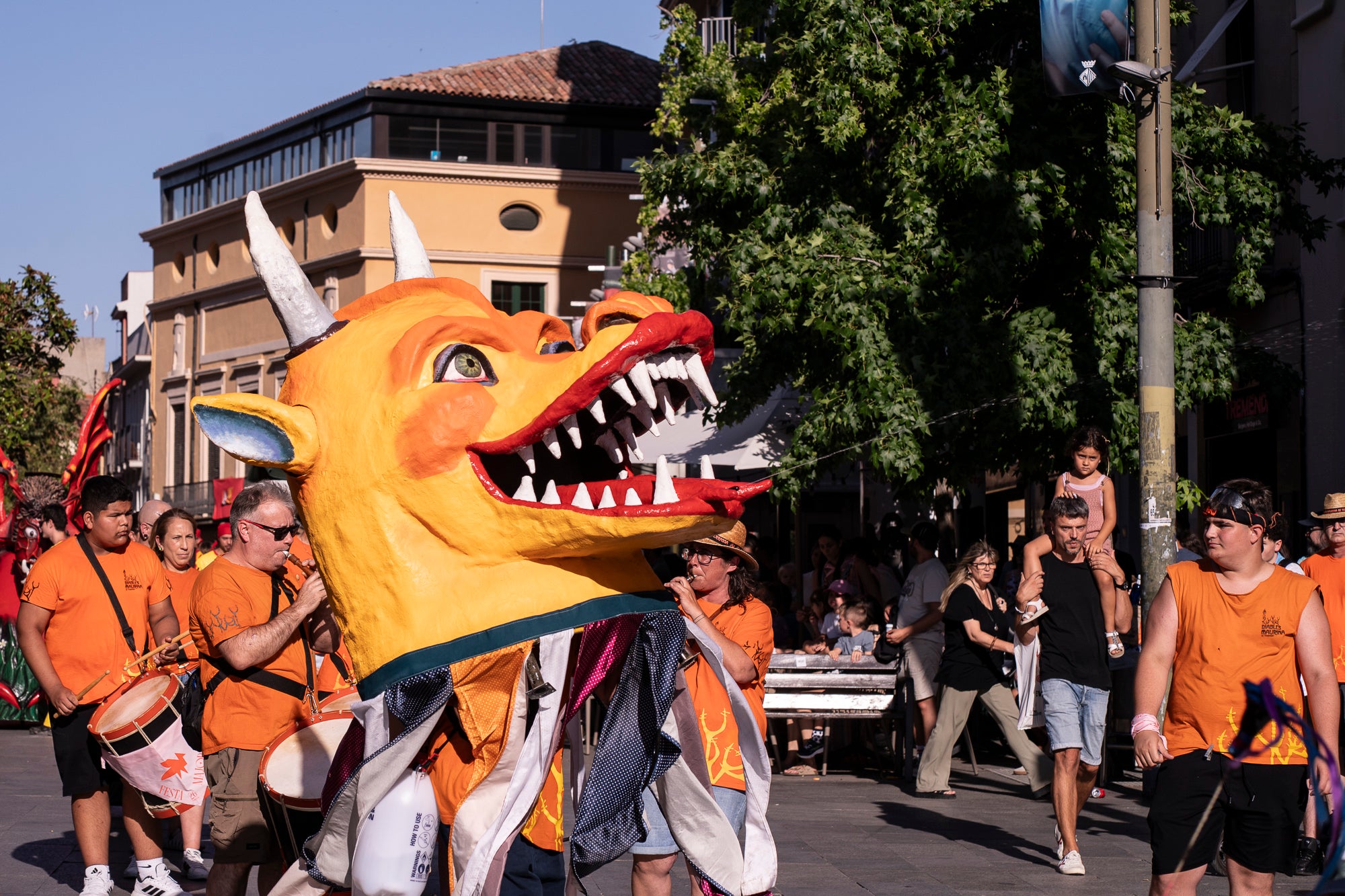 Els carrers de Terrassa han tornat a acollir la Cercavila de Festa Major, la mostra de cultura popular i tradicional catalana de la ciutat. Enguany, l'acte ha comptat amb la presència de totes les colles protocol·làries; el Drac de Terrassa, els Geganters de Terrassa, Nans i Capgrossos de Terrassa, l'Esbart Egarenc, els Bastoners de Terrassa, els Minyons de Terrassa, els Castellers de Terrassa, els Diables de Terrassa i l'Àliga de Terrassa. A més, també actuat les colles sardanistes de la ciutat, les colles geganteres, les colles de diables i les colles d'imatgeria de foc, entre d'altres entitats culturals | Mireia Comas