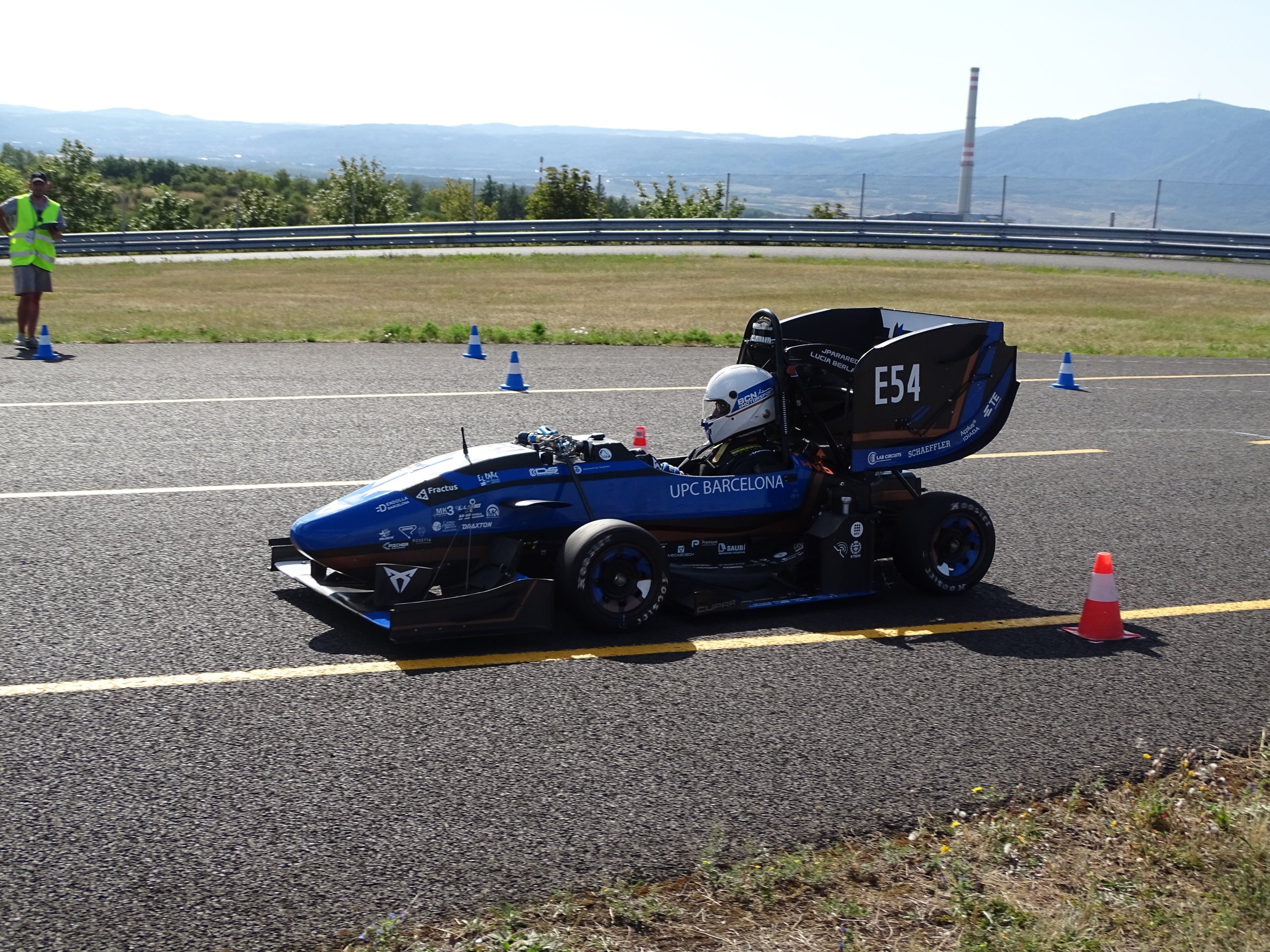 Monoplaça CAT18x de l'equip BCN eMotorsport | UPC