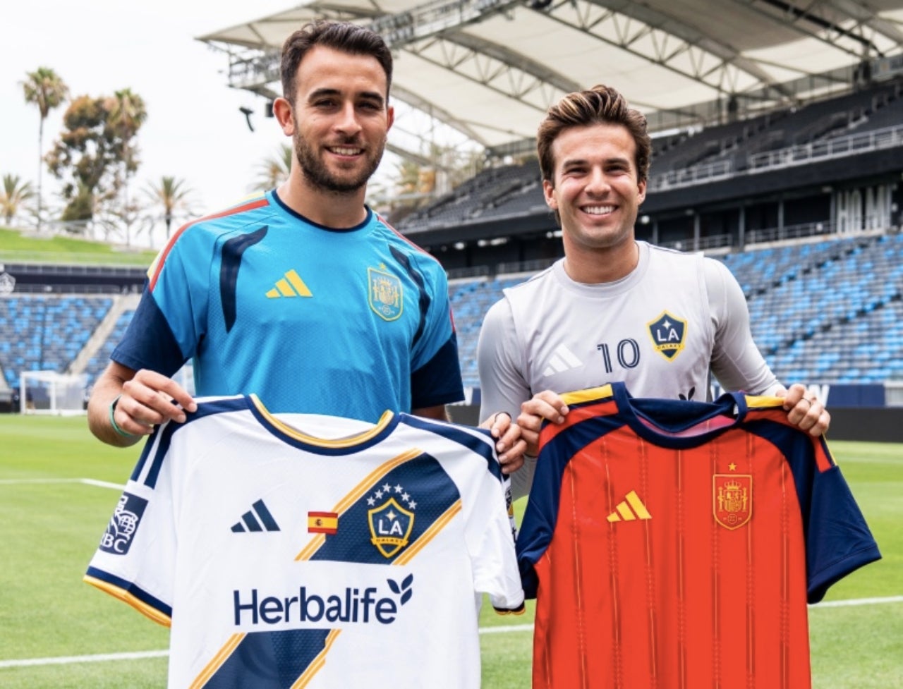 Riqui Puig ha fet d'amfitrió a Los Ángeles de la selecció espanyola | LA Galaxy