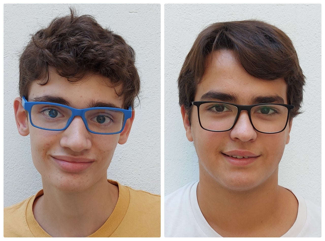 Marc Ubach i Biel Riba, alumnes de l'Escola Pia de Terrassa