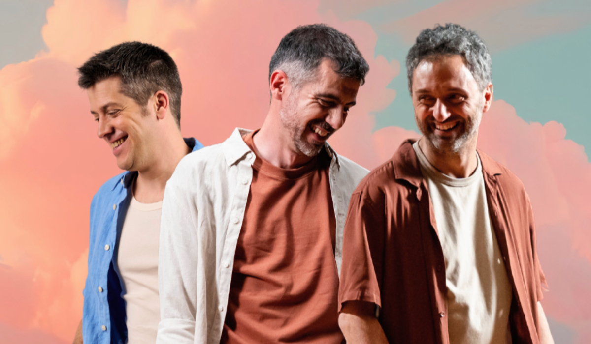 Dani Alegret, Joan Enric Barceló i Ferran Piqué, els tres components d'Els Amics de les Arts, en una imatge recent | Halley Records
