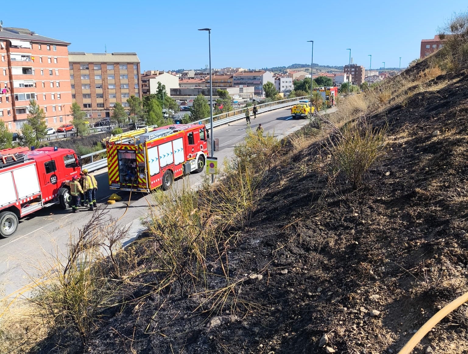 Incendi forestal a la Muntanyeta de Can Boada | Voluntaris Forestals Terrassa