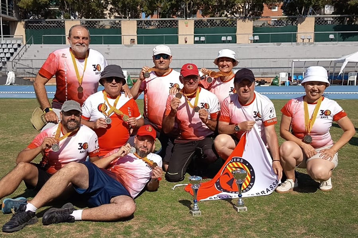 Club Arquers Terrassa tanca temporada amb 20 medalles i 3 títols catalans | Club Arquers Terrassa 