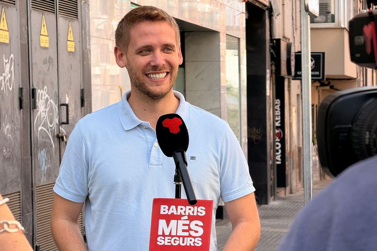 El regidor i candidat socialista a l'alcaldia, Javi García, ha presentat un conjunt de propostes per reforçar la seguretat i la convivència a Terrassa | PSC Terrassa

