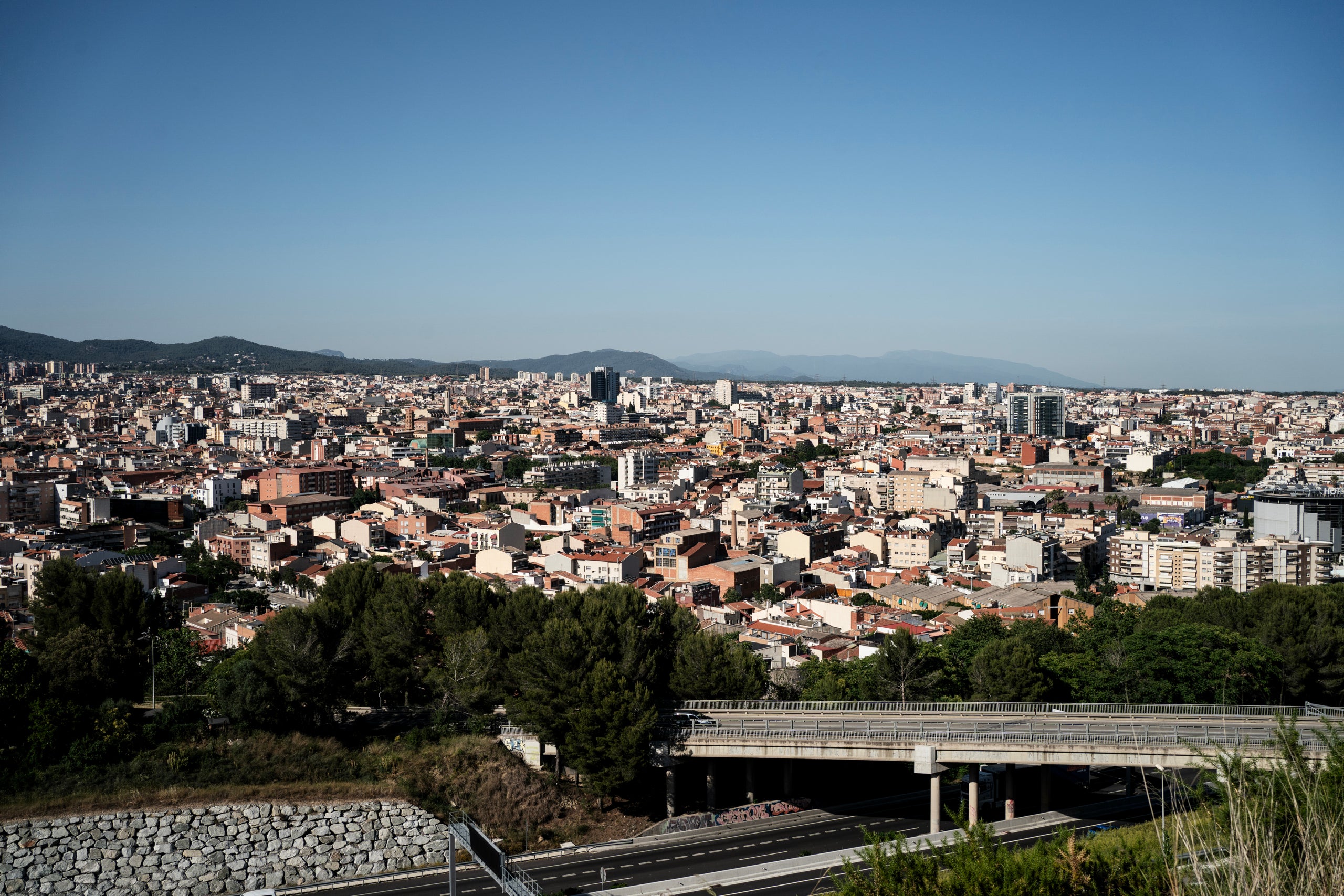 Panoràmica de la ciutat de Terrassa des de Vista Alegre | Mireia Comas