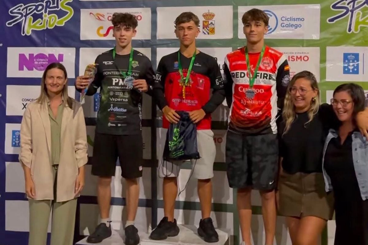 David Montoto va ser tercer de la categoria júnior a la quarta prova puntuable de la Copa d'Espanya de Pumptrack 2026 | BMX Terrassa