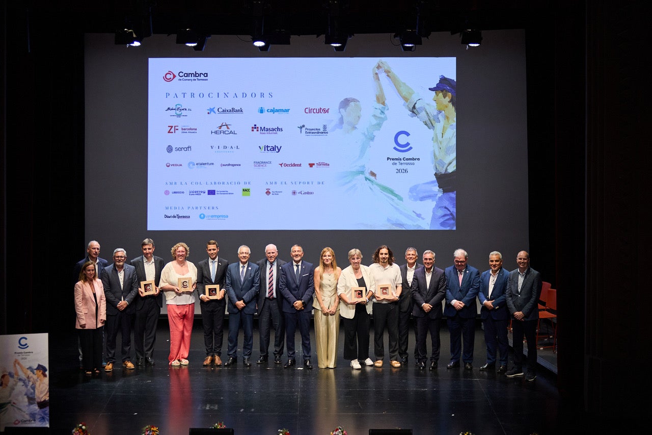 Imatges dels Premis Cambra 2026 de la Cambra de Comerç de Terrassa celebrats al Casino de Rubí | Cambra de Comerç de Terrassa
