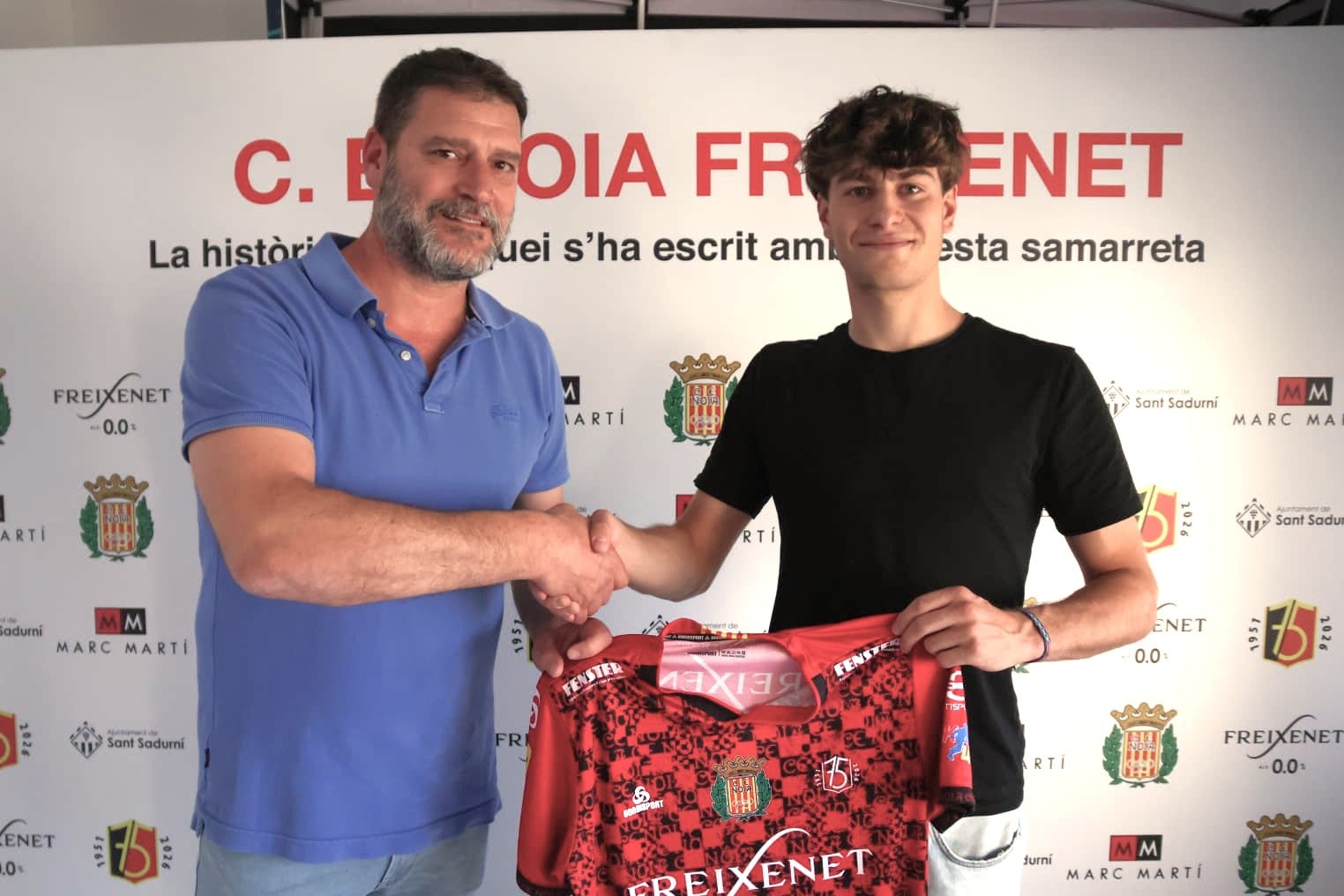 Marc Zanón ha estat presentat pel CE Noia Freixenet | Isaac Pedrola (cenoia.com)