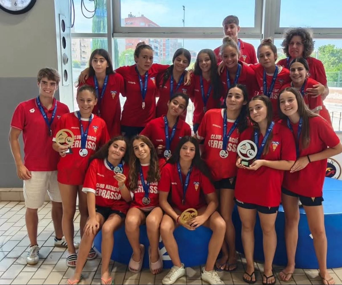 Medalla de plata per a l’infantil femení del CN Terrassa en el Campionat d'Espanya | CN Terrassa