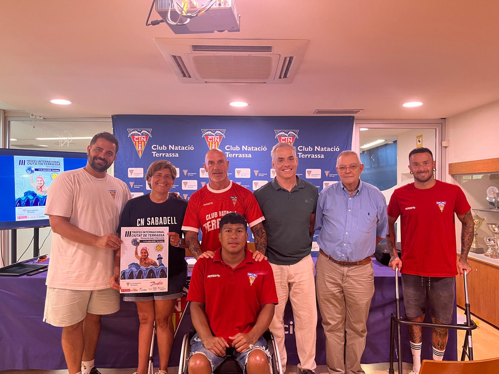 Presentació del III Trofeu Internacional Ciutat de Terrassa – Memorial Gabi Villarrubia de waterpolo adaptat a les instal·lacions del CN Terrassa | CN Terrassa