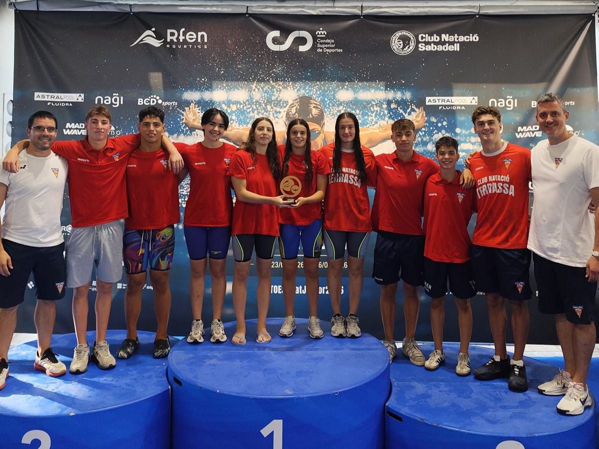 Nedadors del CN Terrassa en el Campionat d'Espanya Júnior d'Estiu | CN Terrassa