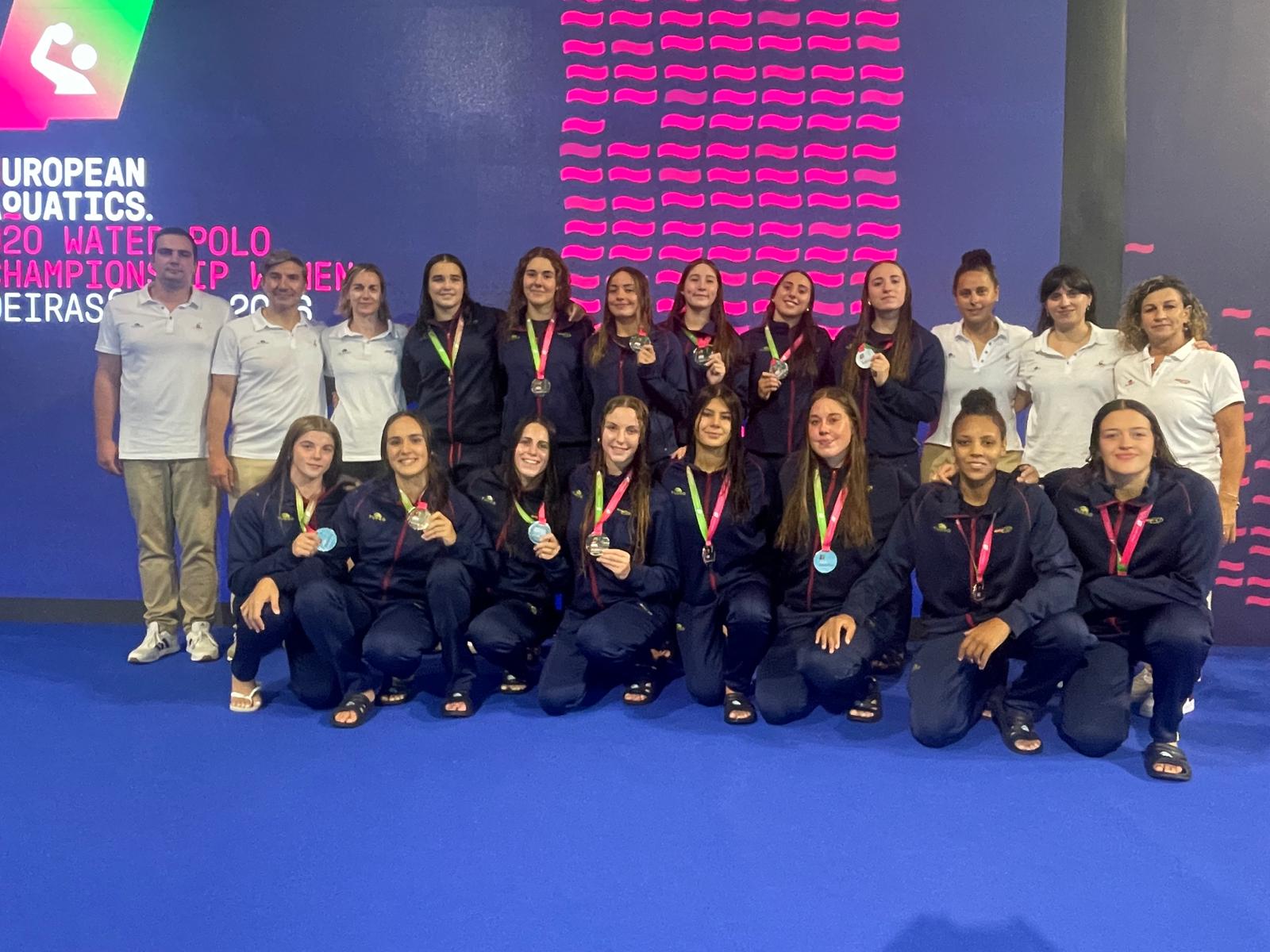 L'equip de waterpolo sub-20 que s'ha proclamat subcampió d'Europa | RFEN