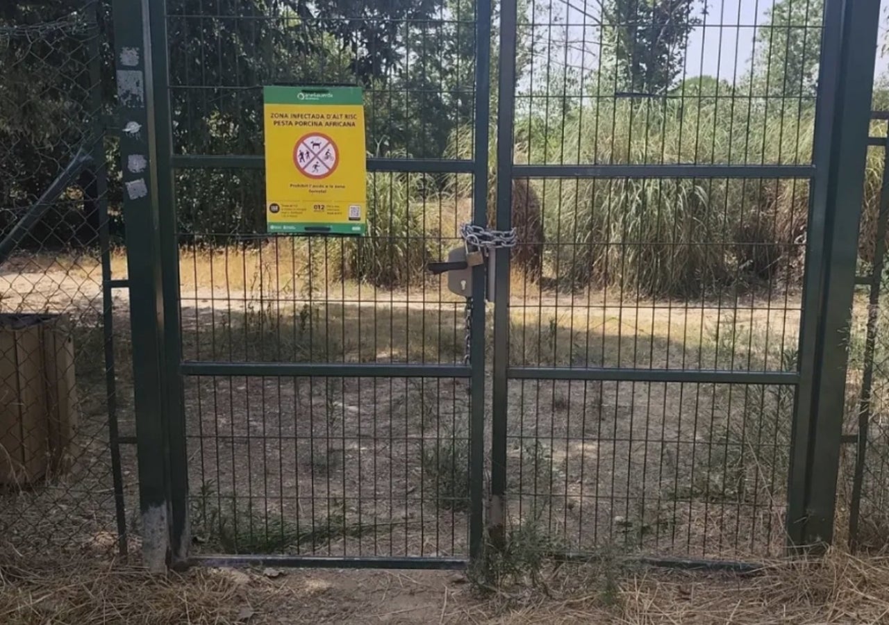 El Parc de la Depuradora de Les Fonts de Terrassa està tancat al pas per la PPA | Paco Marín