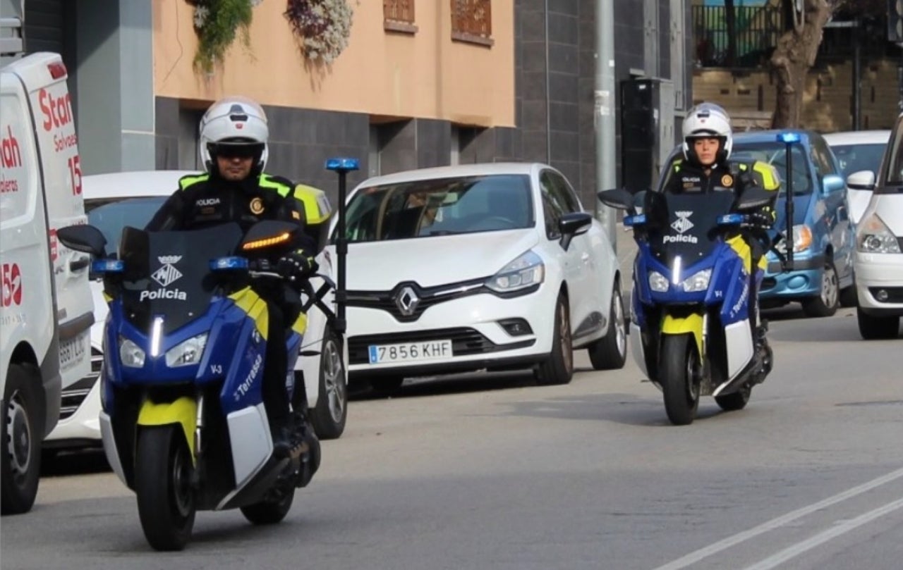 Dues unitats motoritzades de la Policia Municipal de Terrassa | PMT