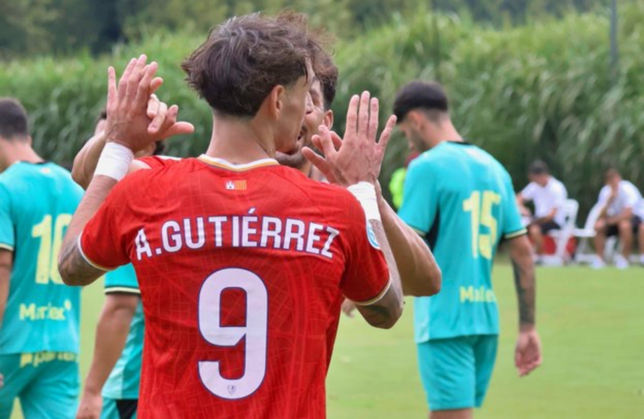 Guti va fer doblet en el partit amistós contra el Girona B | Terrassa FC