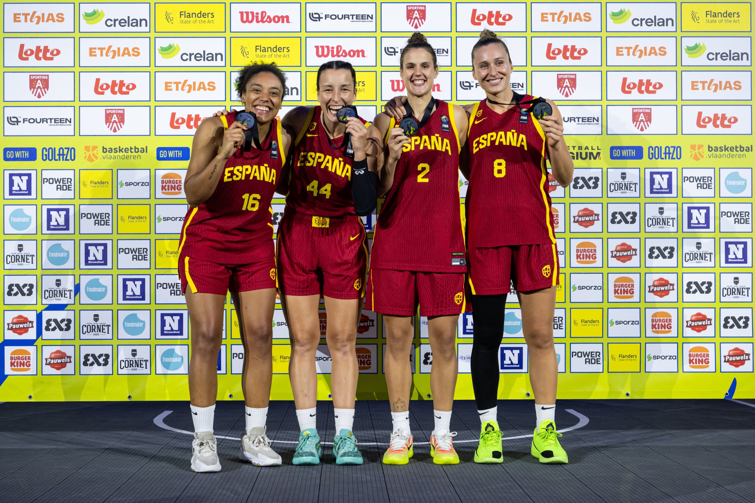 El quartet guanyador de la Copa d'Europa FIBA 3x3 | RFEB