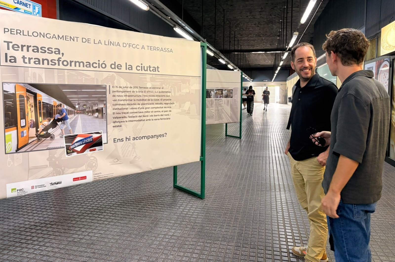 Exposició del 10è aniversari del Metro de Terrassa | Aj. Terrassa