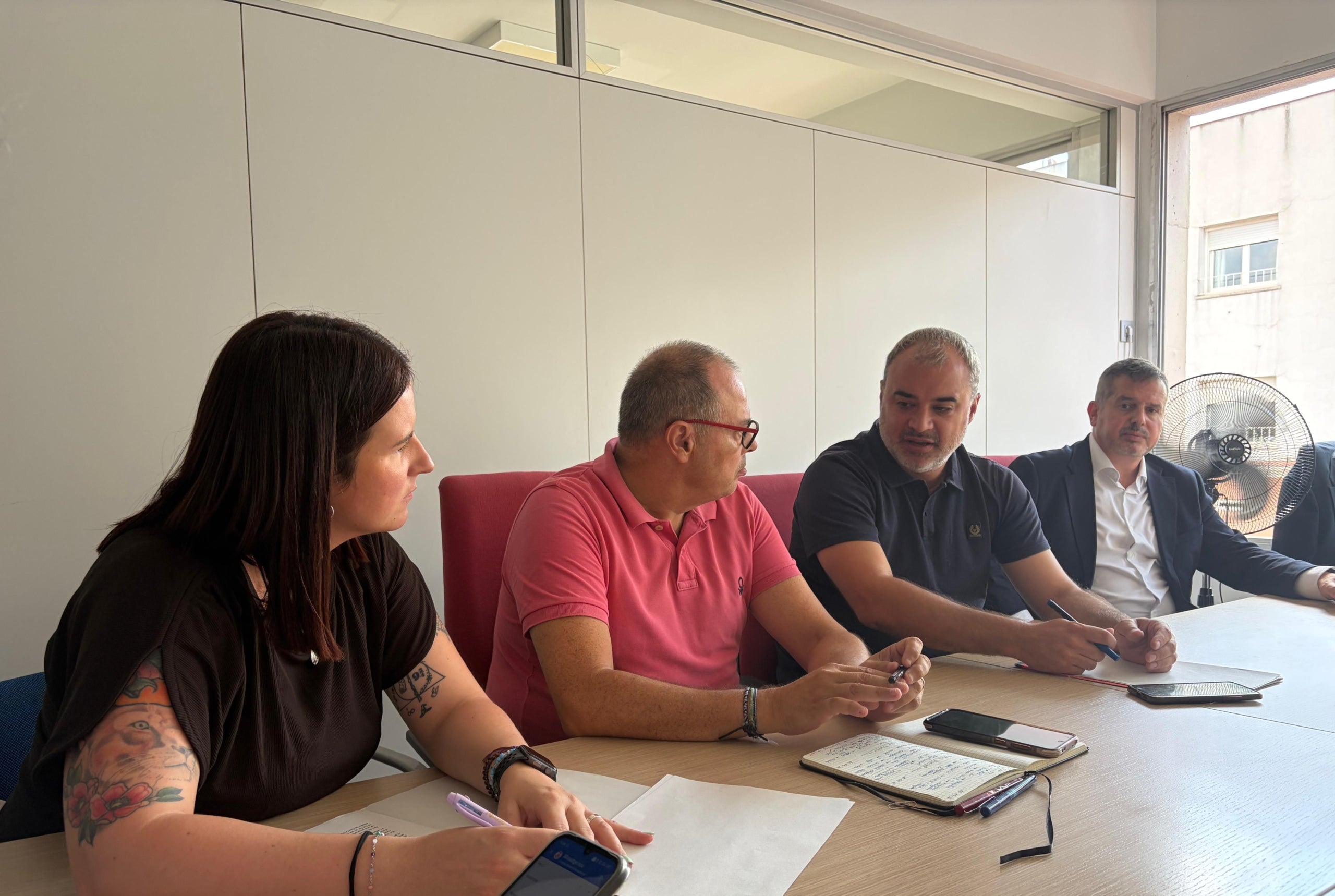 Reunió amb representants de l'escola Liceo Egara i el govern municipal | Aj. Terrassa