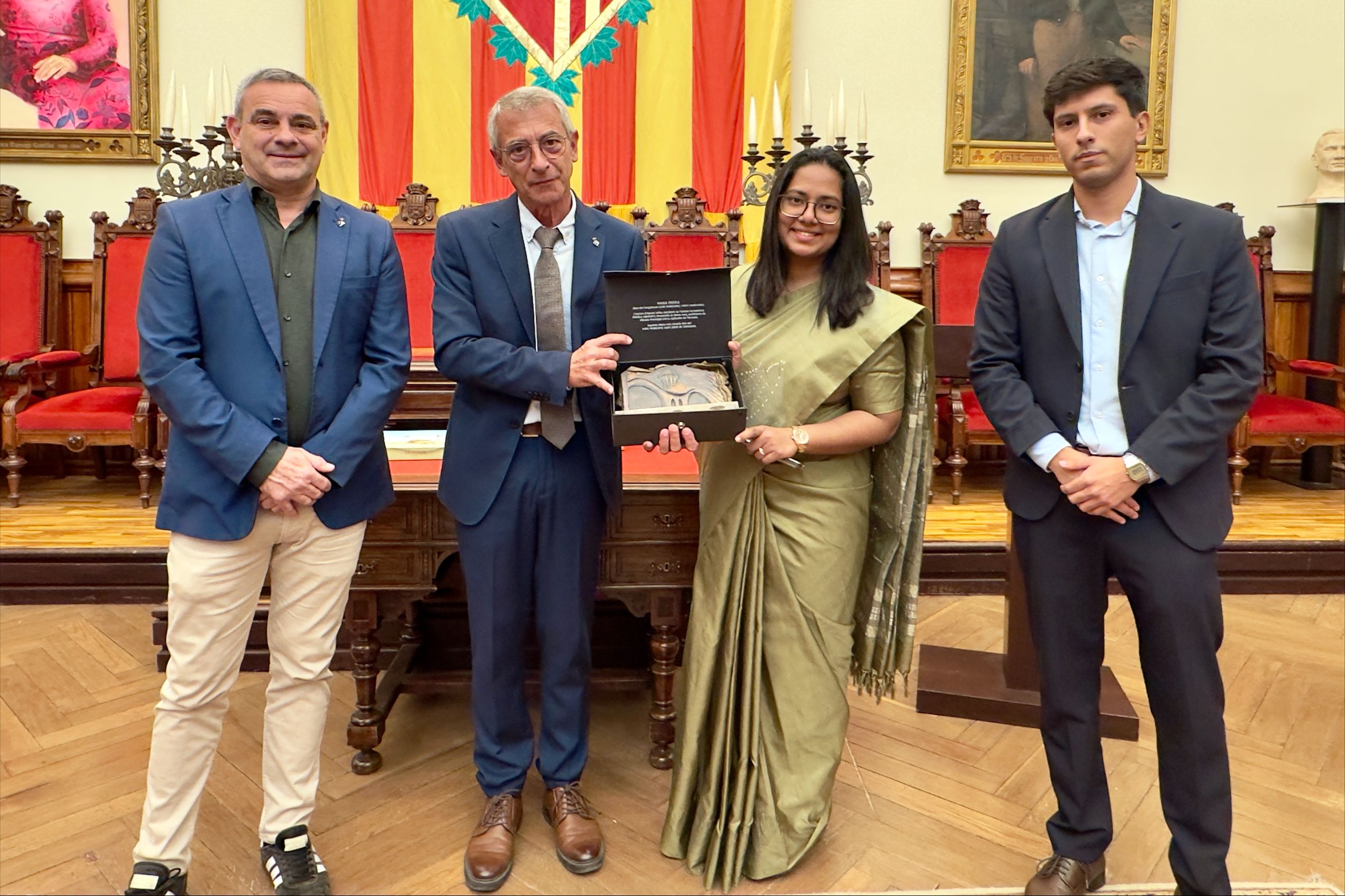 Visita de la cònsol de l'Índia a Barcelona a l'Ajuntament de Terrassa | Aj. Terrassa