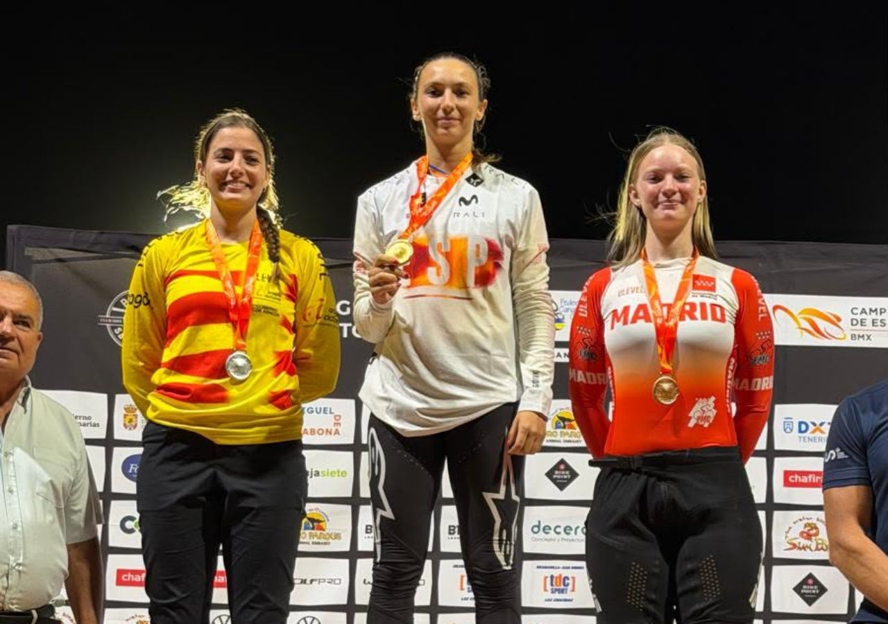 Mariona Calvis, campiona d'Espanya BMX a Tenerife | Cedida per X-Riders CE Bike