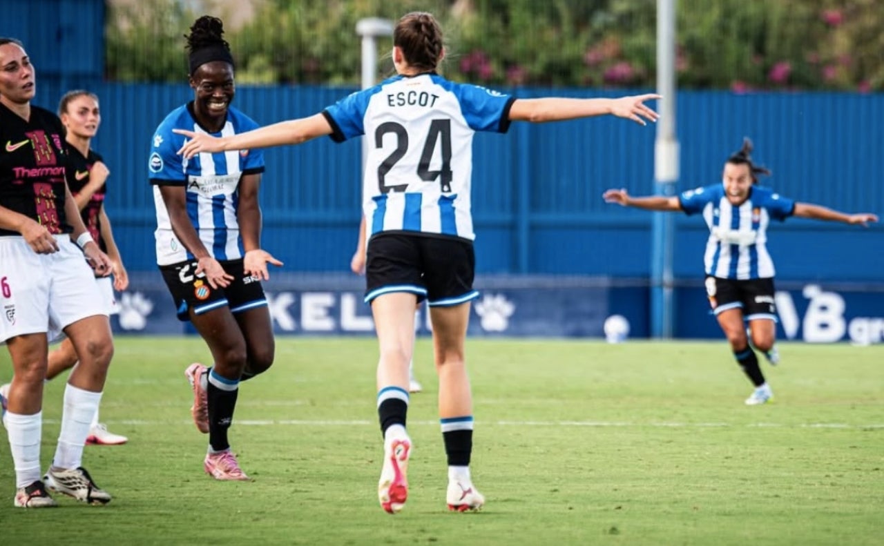 Natàlia Escot celebra el seu primer gol amb l'Espanyol | RCDE