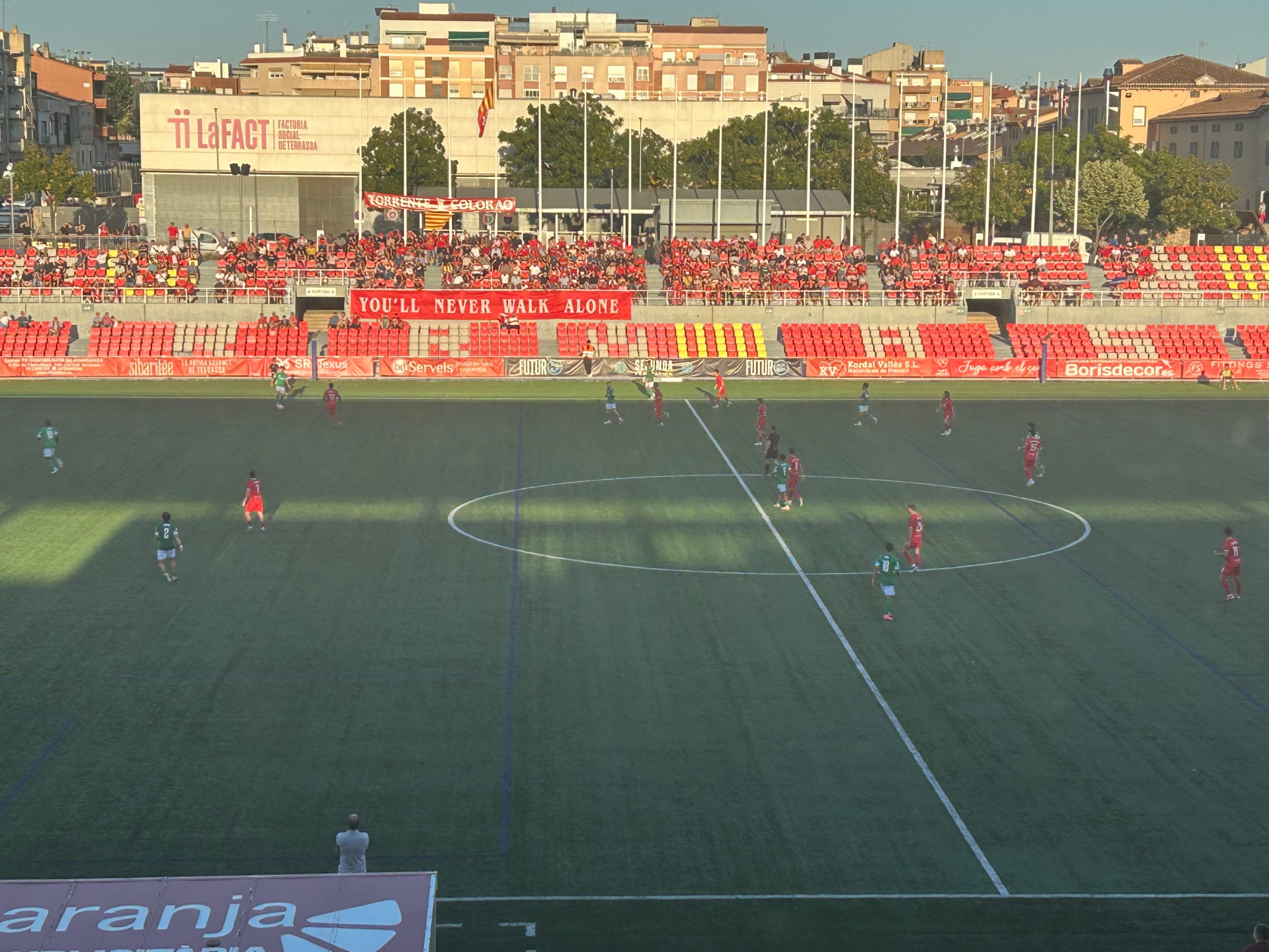Imatges del partit entre Terrassa FC i Barbastro / Marc Pérez