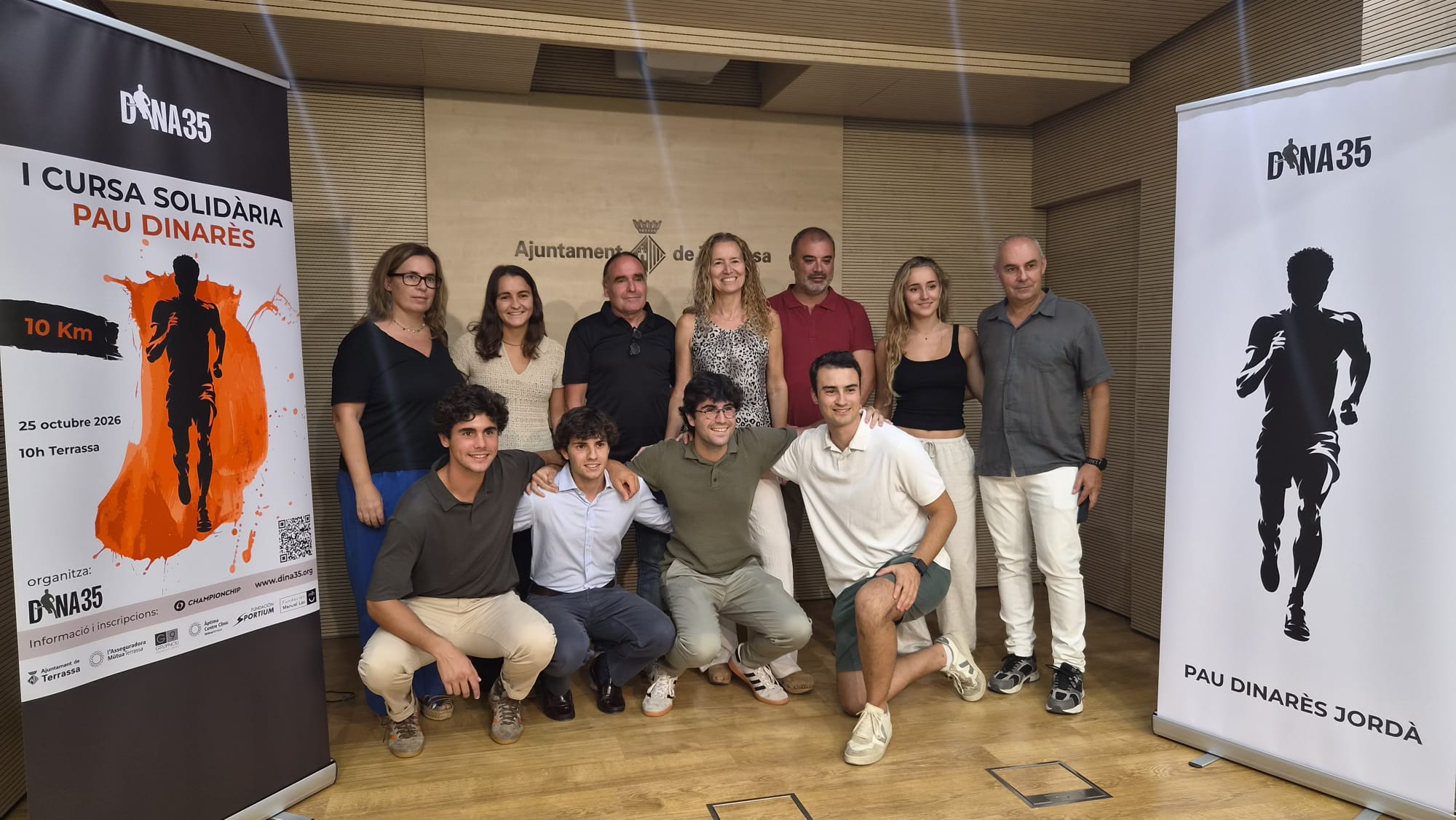 Presentació de la primera edició Cursa Solidària Pau Dinarès DINA35 | Oriol Manrique