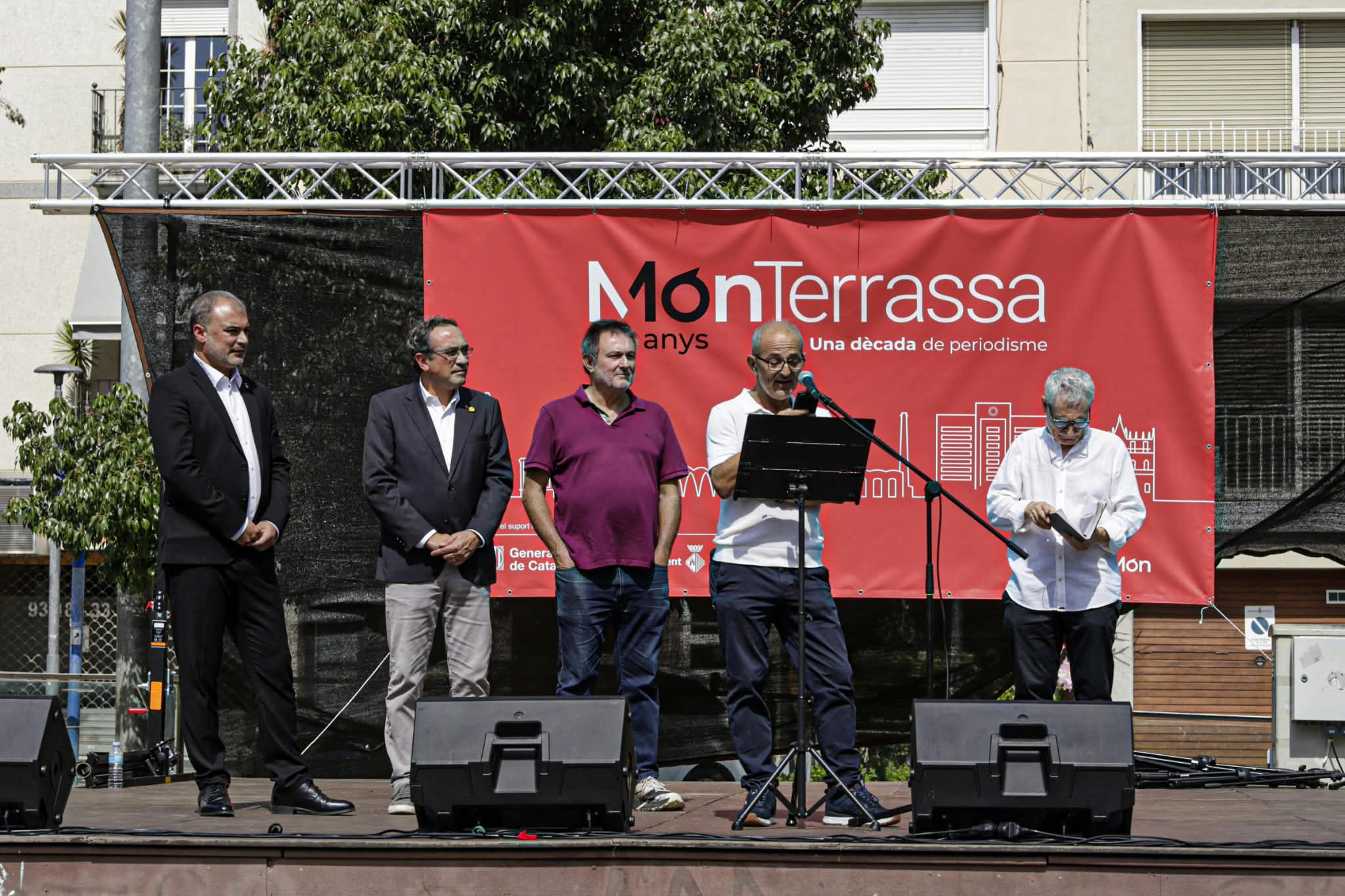 Celebració dels 10 anys de MónTerrassa a la plaça Progrés | Javi González
