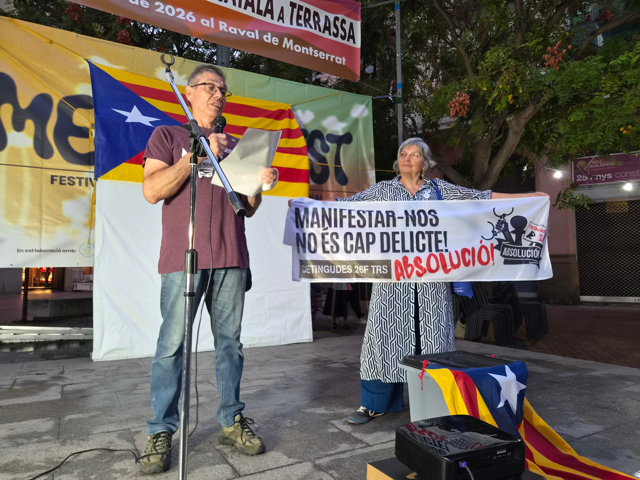Acte de commemoració dels 9 anys de l'1 d'Octubre a Terrassa | Lluïsa Tarrida