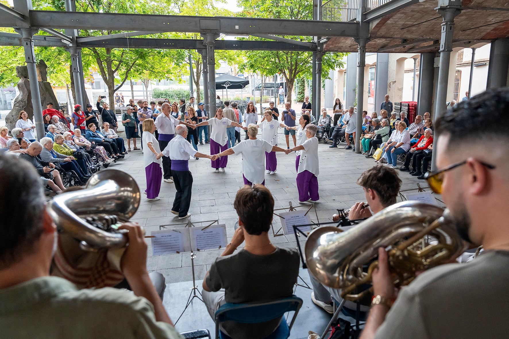 Terrassa commemora el Dia Internacional de les Persones Grans | Rafel Casanova (BCF). Via Ajuntament de Terrassa