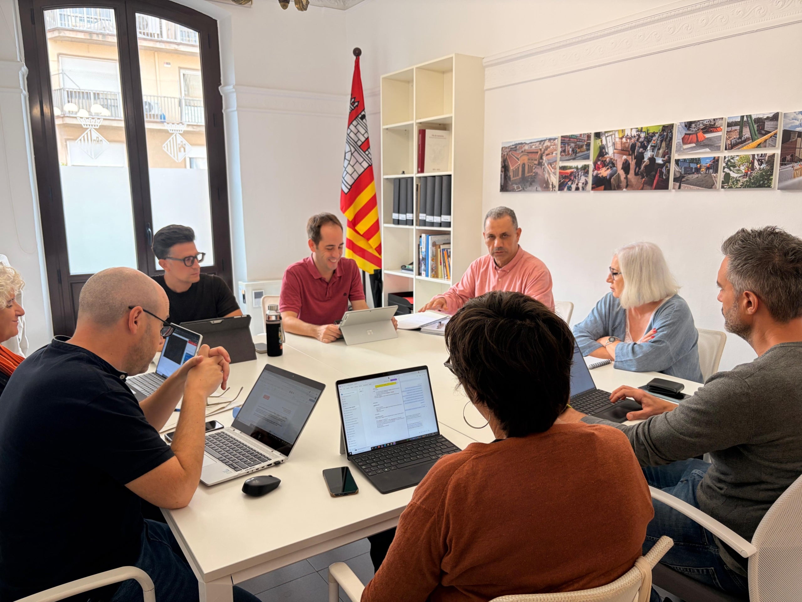 Renió de l'àrea de Territori amb el Síndic Municipal de Greuges, El Mustapha Ben El Fassi | Aj. Terrassa