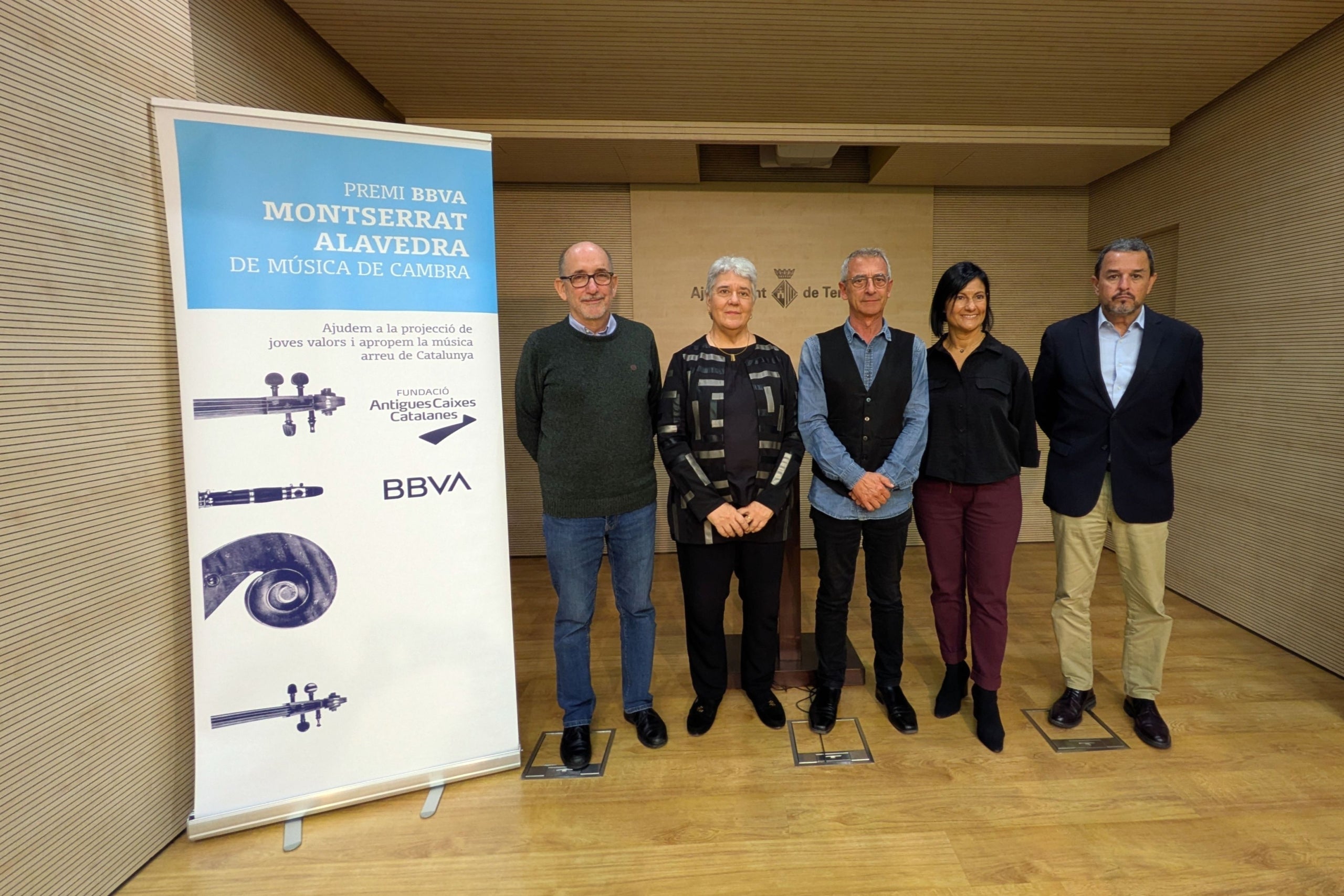 Presentació de la 16a edició Premi BBVA de Música de Cambra Montserrat Alavedra | Ajuntament de Terrassa
